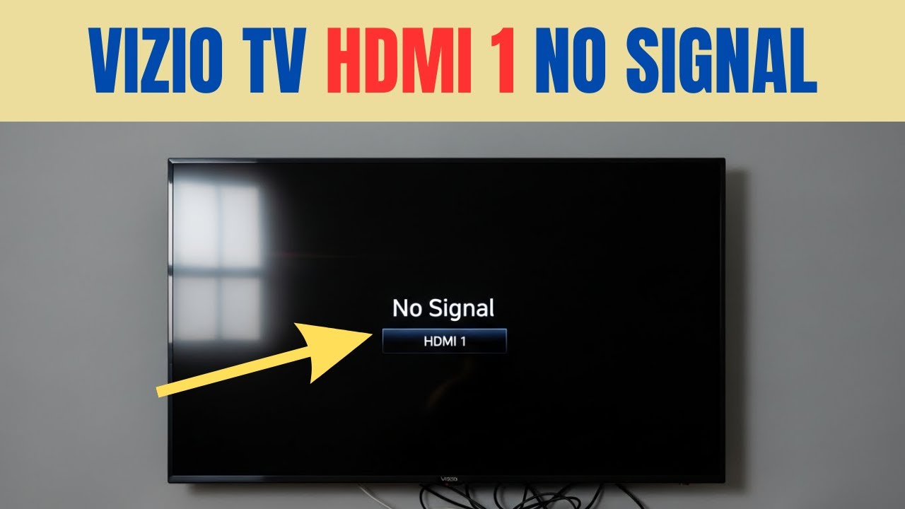 Vizio TV No Signal on HDMI 1 (Here's How to FIX)
