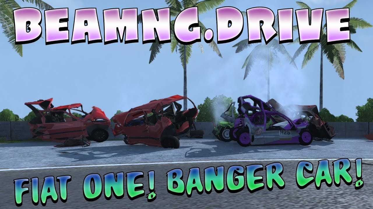 BeamNG.Drive Fiat one Banger! (k1 Micra lookalike!)