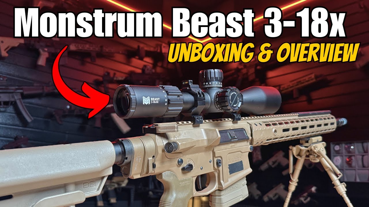 Прицел Monstrum Beast 3-18x | Распаковка и обзор
