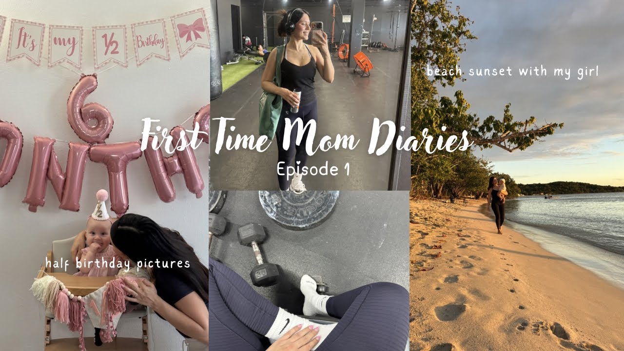 FIRST TIME MOM DIARES | *episode 1 | taking my 6 month old to the beach | shopping + chit chat 