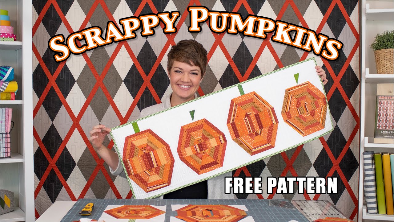 Scrappy Pumpkins, Free Pattern!