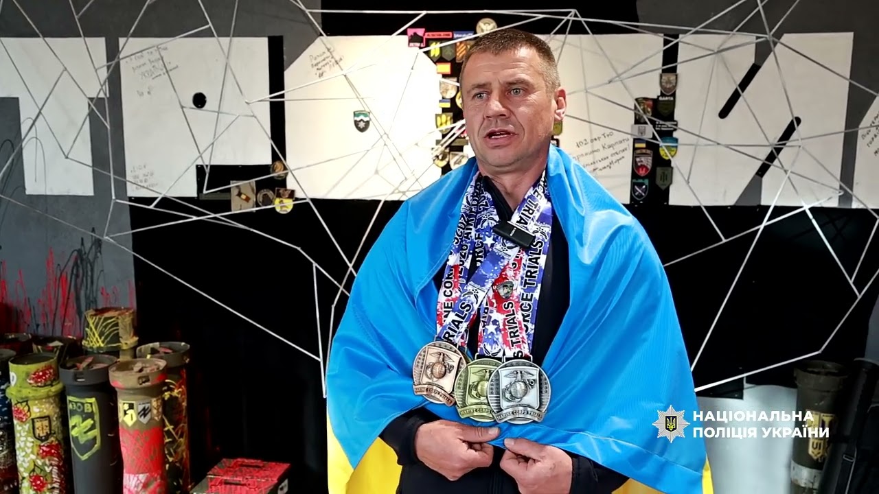 Радник начальника поліції Прикарпаття виборов чотири медалі на ветеранських змаганнях у США