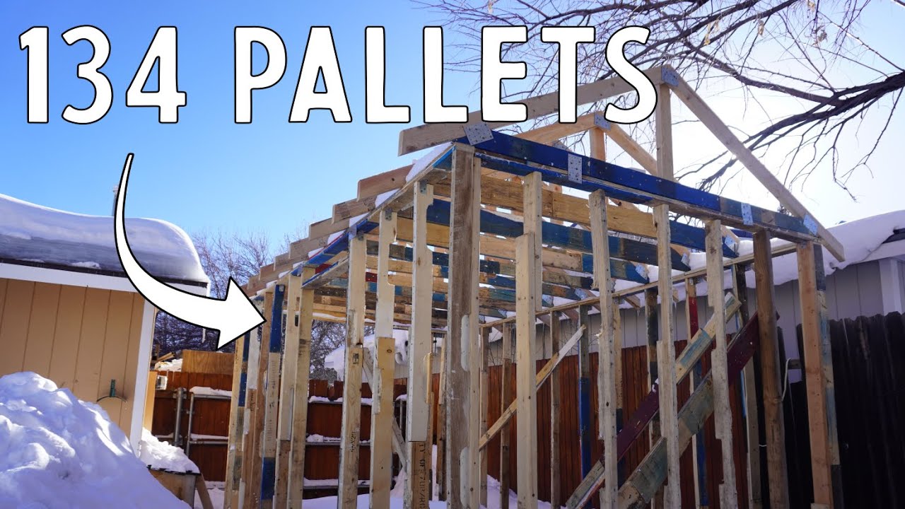 Building A Shed Using All Reclaimed Wood