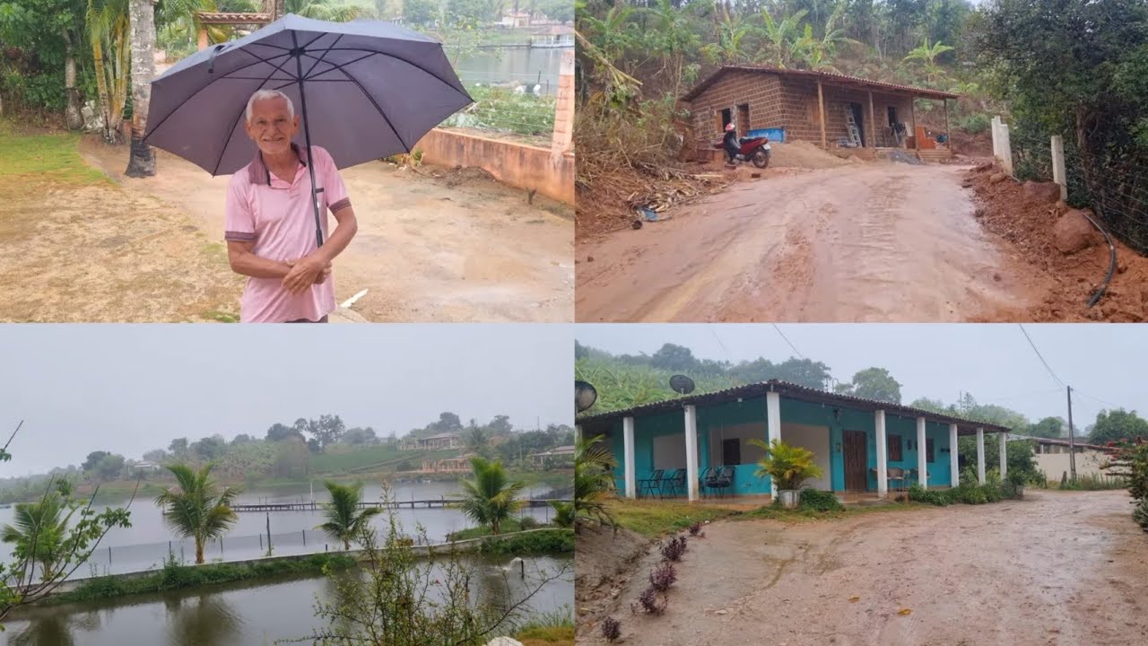 O INVERNO CHEGOU AQUI NO SÍTIO MUITA CHUVA ☔️ AS MÁQUINAS TRABALHANDO E AS PLANTAÇÕES COMEÇARAM CEDO