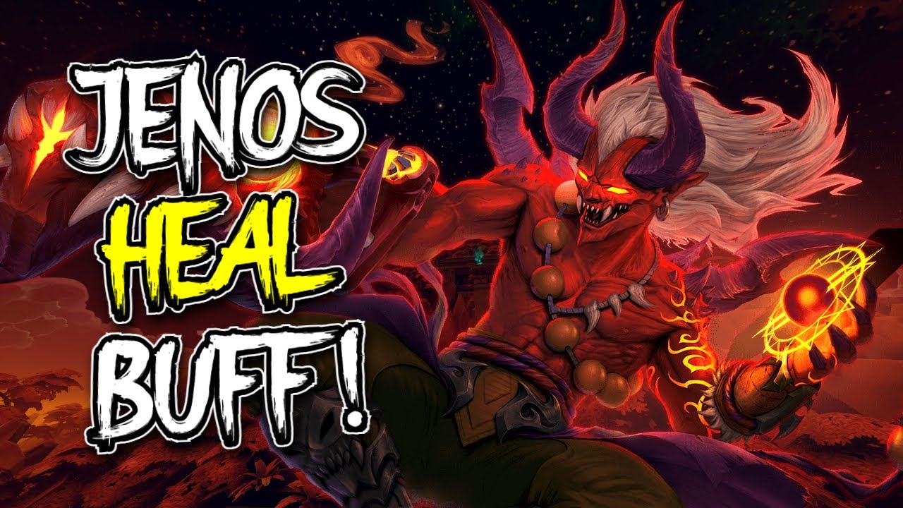 Is Jenos FINALLY A Good Healer With These Buffs? - Paladins Jenos Gameplay