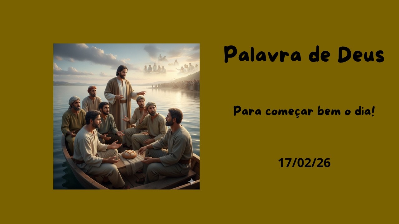 Palavra de Deus para começar bem o dia!