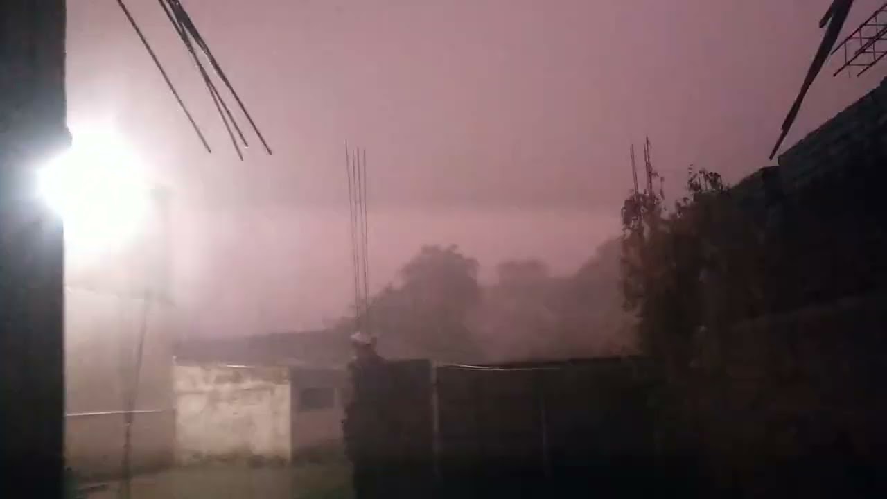 #rain #thunderstorm #Deoghar