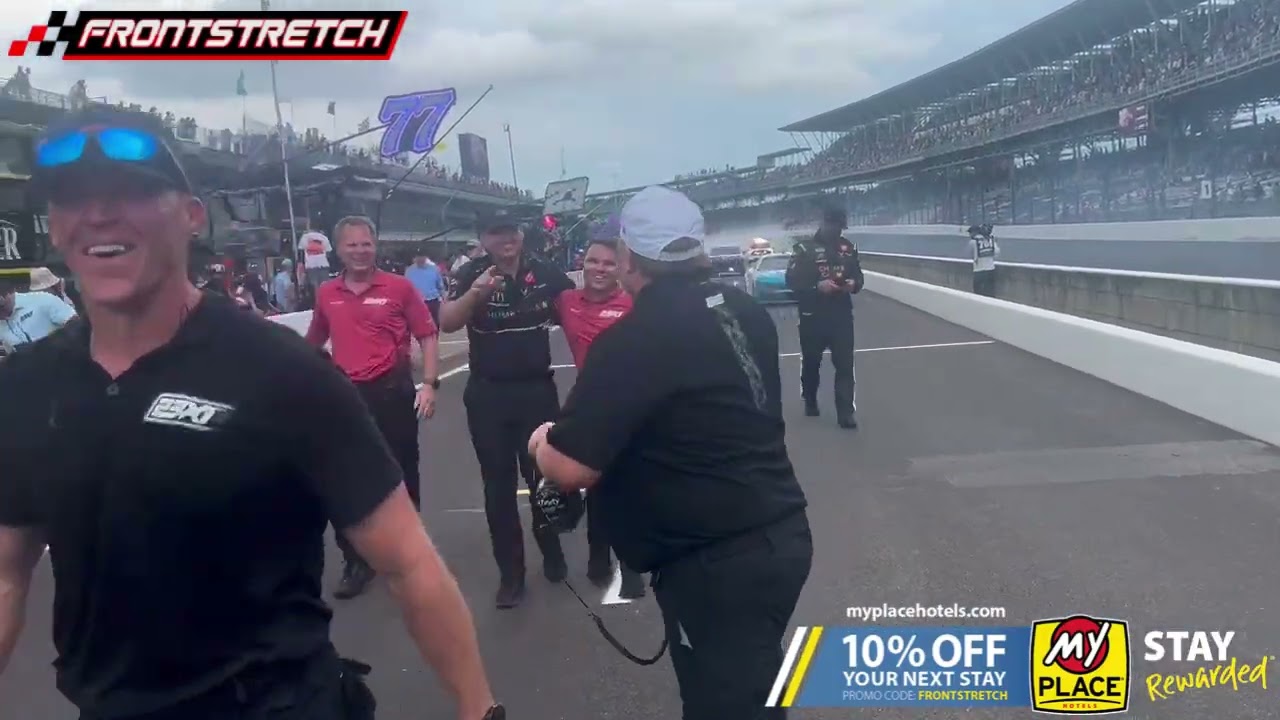 Bubba Wallace, 23XI Racing Celebrate Overtime Brickyard 400 Win at Indianapolis