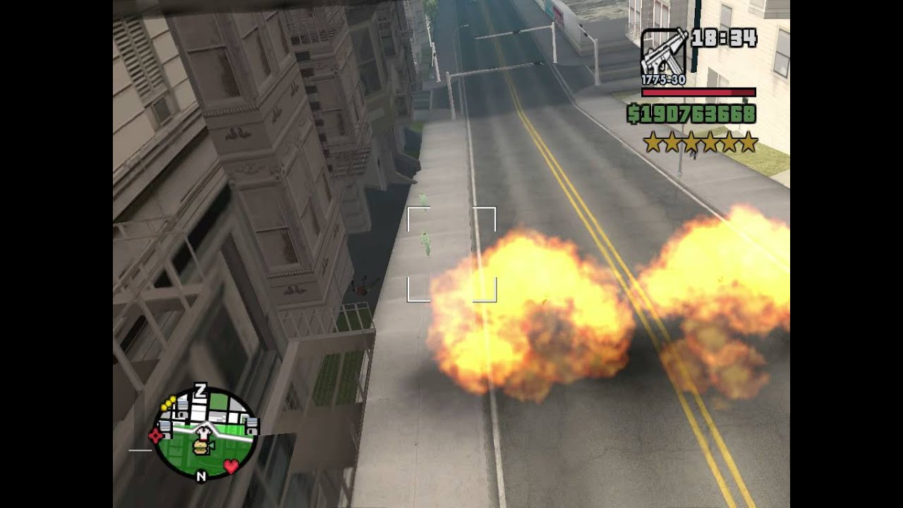 GTA San Andreas Big 6 Star Rampage Part 7 (Final Part)