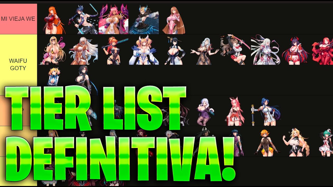 MI TIER LIST DEFINITIVA DE WAIFUS EN ACTION TAIMANIN!