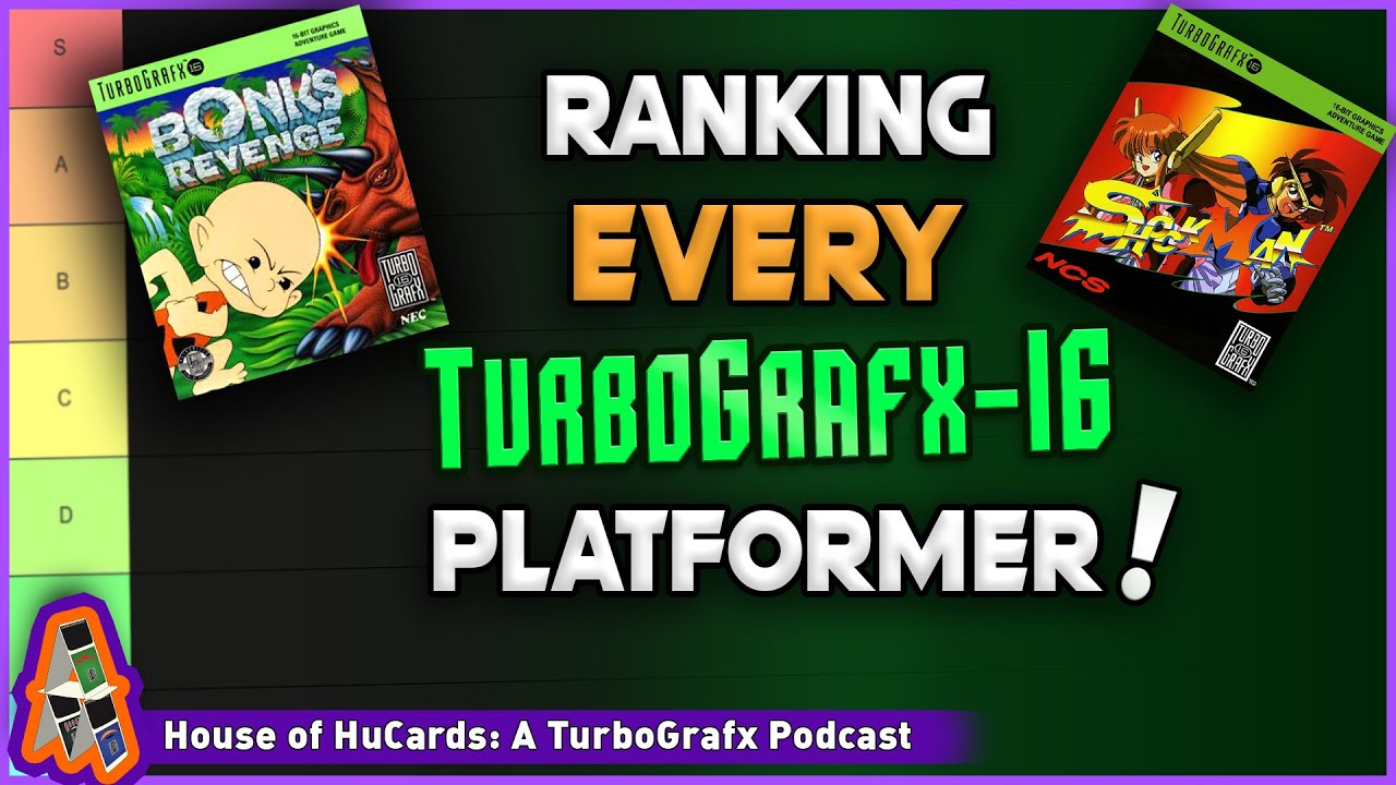 Ranking EVERY TurboGrafx-16 Platformer | House of HuCards: A TurboGrafx Podcast Ep. 4