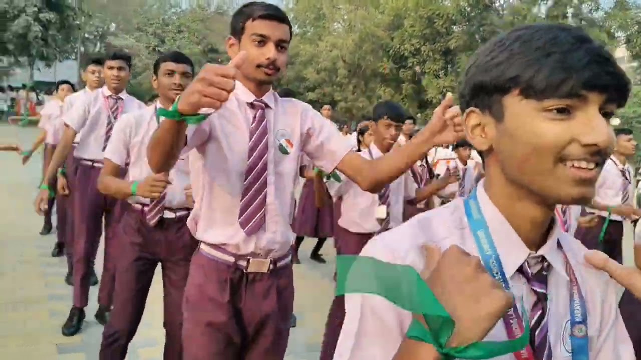 प्रजासत्ताक दिन निमित्त सामूहिक कवायत