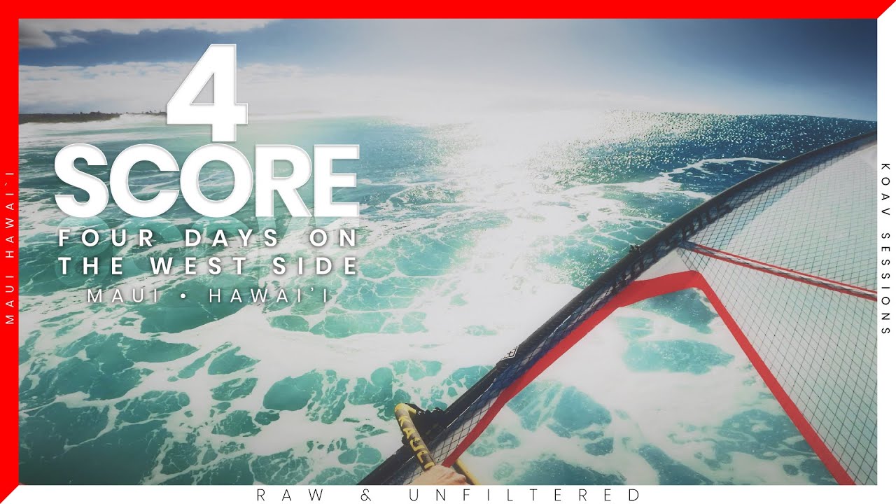 Scoring Beautiful Waves - West Side - Maui Hawaii Raw and Unfiltered #windsurfing #waves