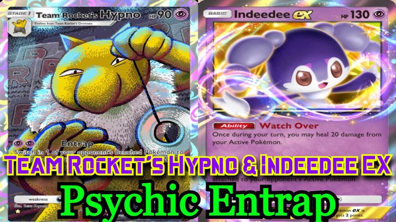 Team Rocket's Hypno and Indeedee EX Deck Build! [Pokemon TCG Pocket]