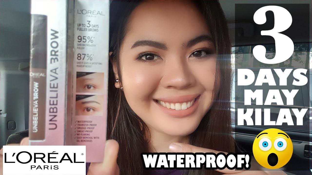 LOREAL PARIS UNBELIEVABROW REVIEW + WEAR TEST | #pinayviajera
