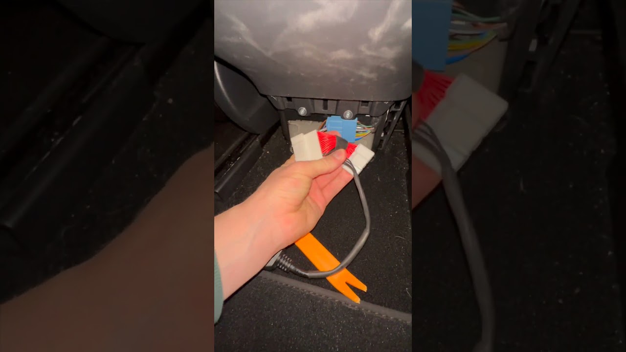 Install OBD Scanner in Tesla Model 3 / Y #shorts #teslamodely #teslamodel3