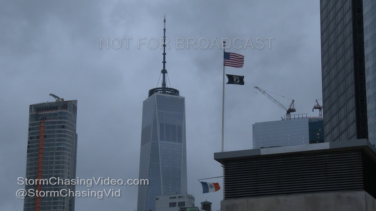 High Winds & Fall Chill move into New York City - 10/22/2016