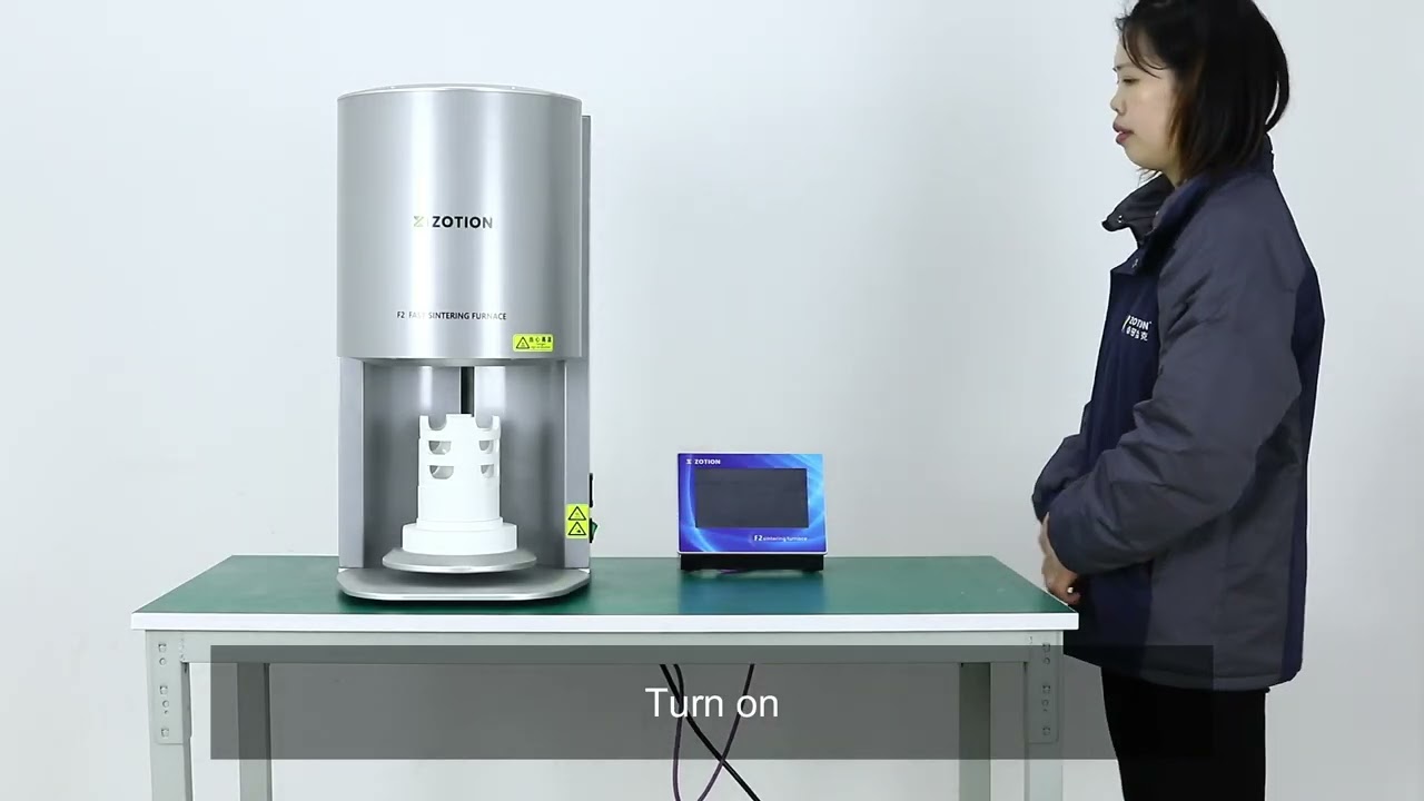 Zotion F2 fast sintering furnace installation video and user guide