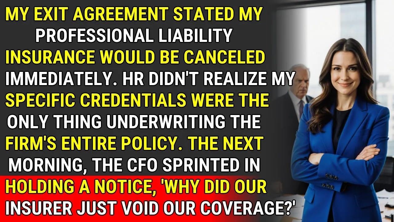 My Exit Clause Triggered a Corporate Insurance Meltdown ♟️