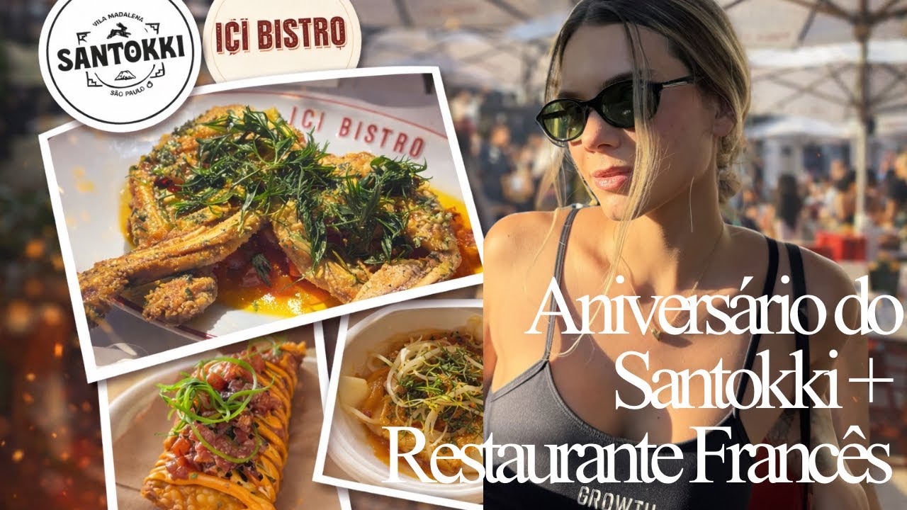 Fui no aniversário do Santokki e terminei a noite em um restaurante francês
