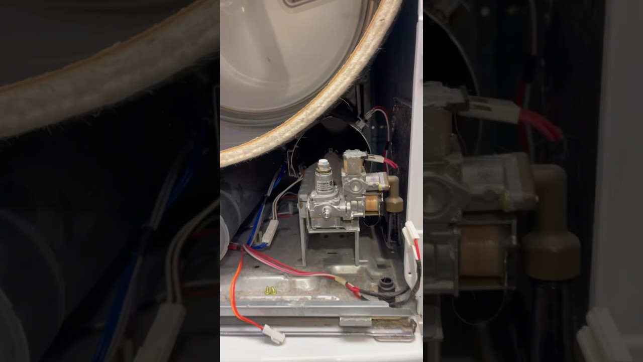 Lg dryer not heating #appliances #refrigeration #dryer #coils #topappliances #gas #flame