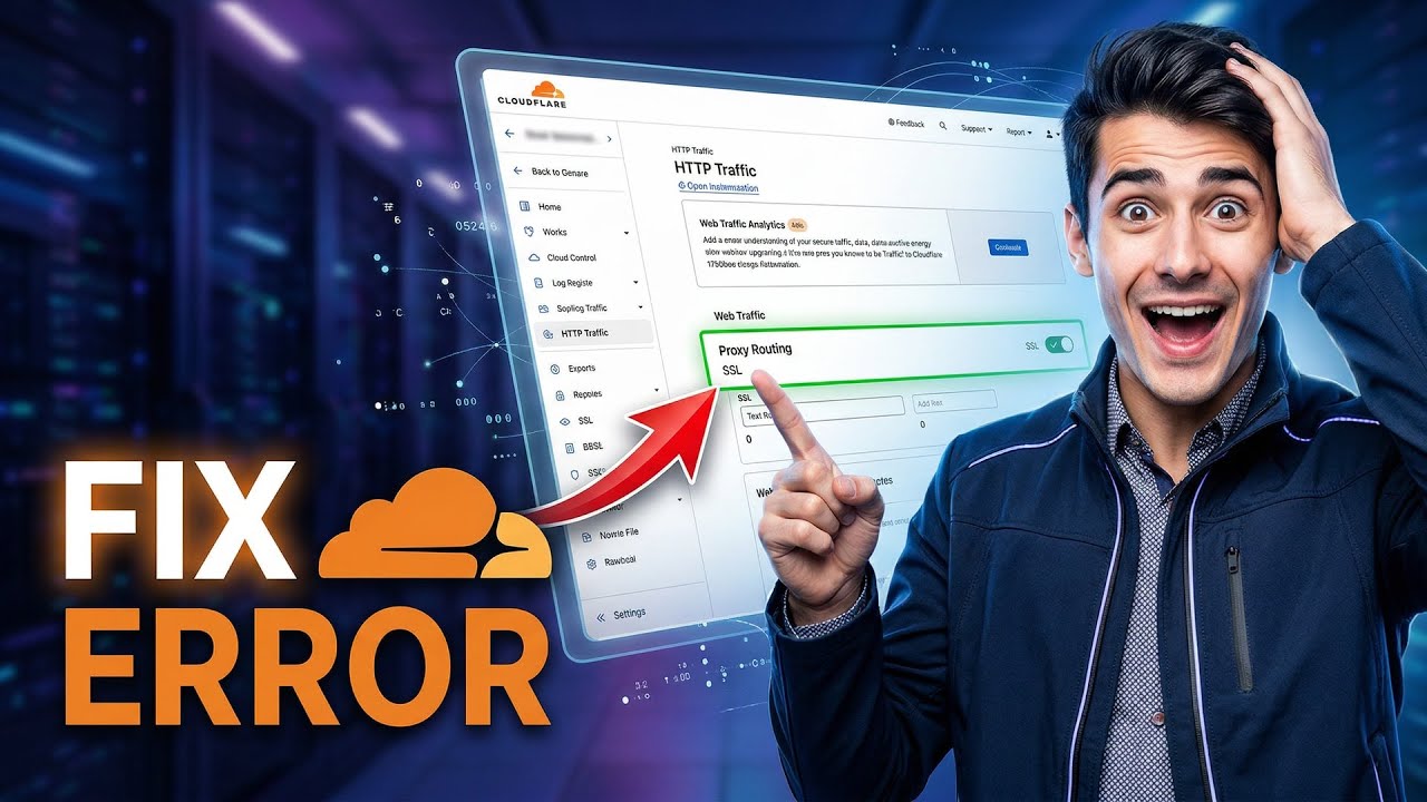Как решить ошибку Cloudflare (самый простой способ) (руководство 2026 года)