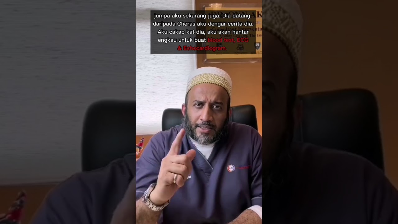 Muda lagi tapi jantung dah ada saluran sumbat. Nak pasang stent tak boleh 🧐