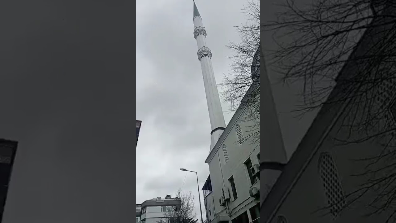 Kağıthane Hamidiye ulu Camii merk. Sist. Eyüp sult Camii ye bağlı öğle ezanı okuyan halit törün hoca