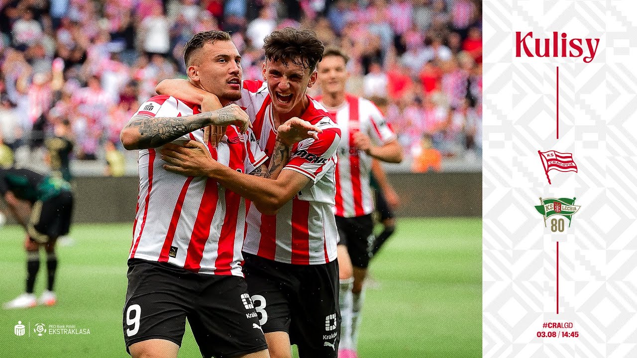 EMOCJE DO SAMEGO KOŃCA | Kulisy meczu Cracovia - Lechia Gdańsk