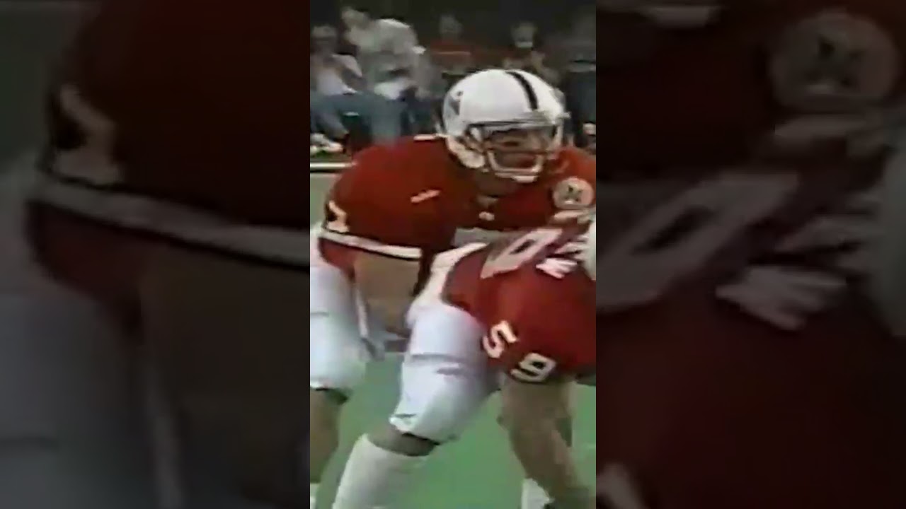 Nebraska&rsquo;s first score on Kansas State in 1997 #huskers #football #footballshorts #history #90s