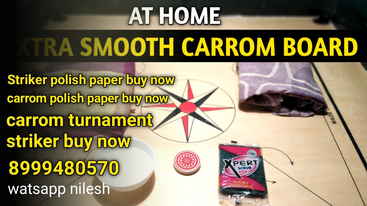 |how To Make Clean Smooth Carrom Board At Home | Extra Smooth Carrom Board | just 5 minutes |vidarbh