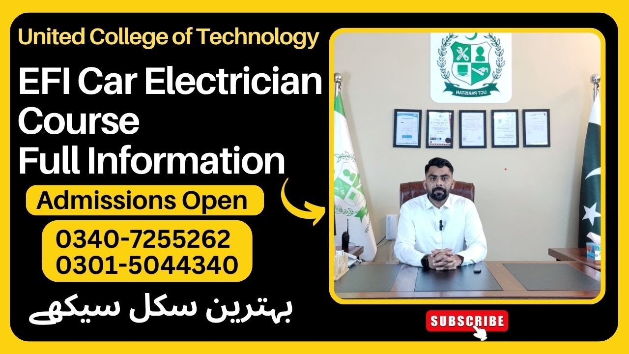 EFI Car Electrician Course in Rawalpindi Islamabad | EFI Auto Electrician Training in Pakistan | EFI