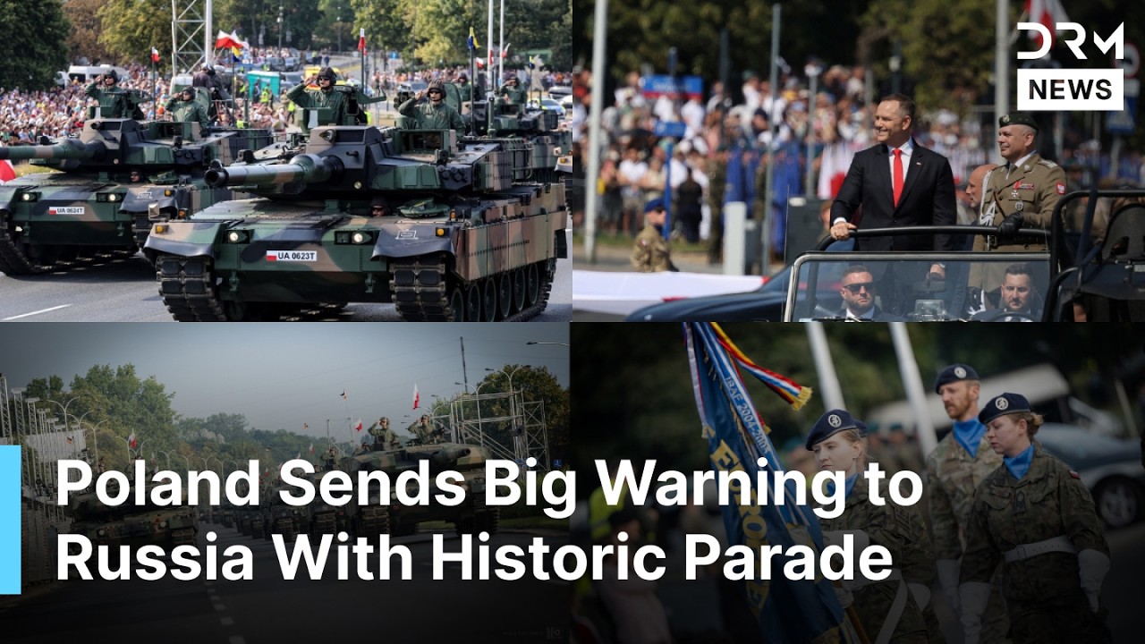 FULL VIDEO: Poland's Historic Military Parade in Warsaw - Fighter Jets, Tanks & Navy Ships | AC1G