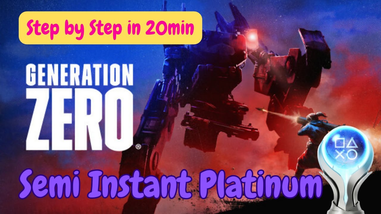 Generation Zero PS4 SEMI INSTANT PLATINUM