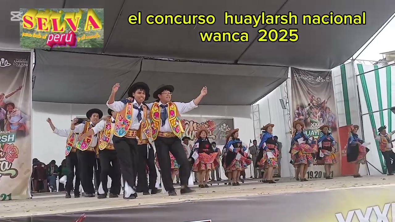 Concurso huaylarsh nacional  nación wanca en su versión 33  del 2025