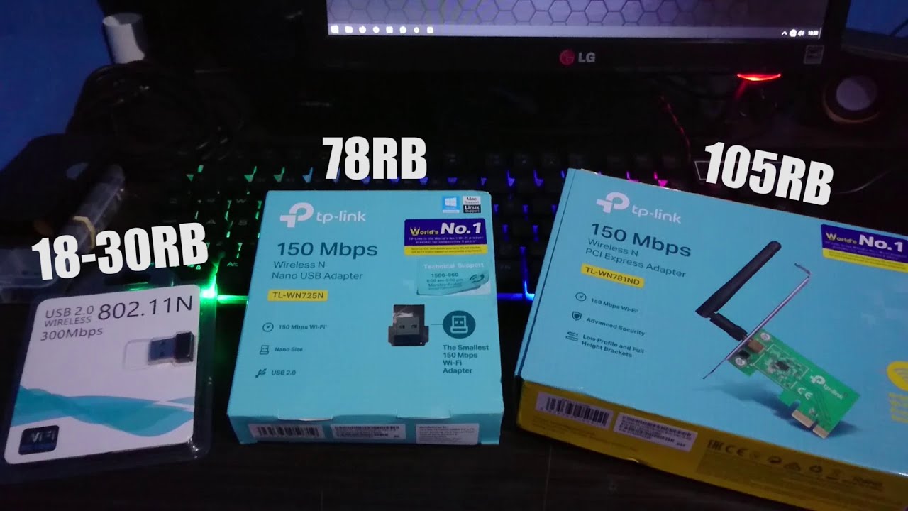 WIFI MURAH VS WIFI MAHAL - PERBEDAAN WIFI PCIE DENGAN WIFI USB