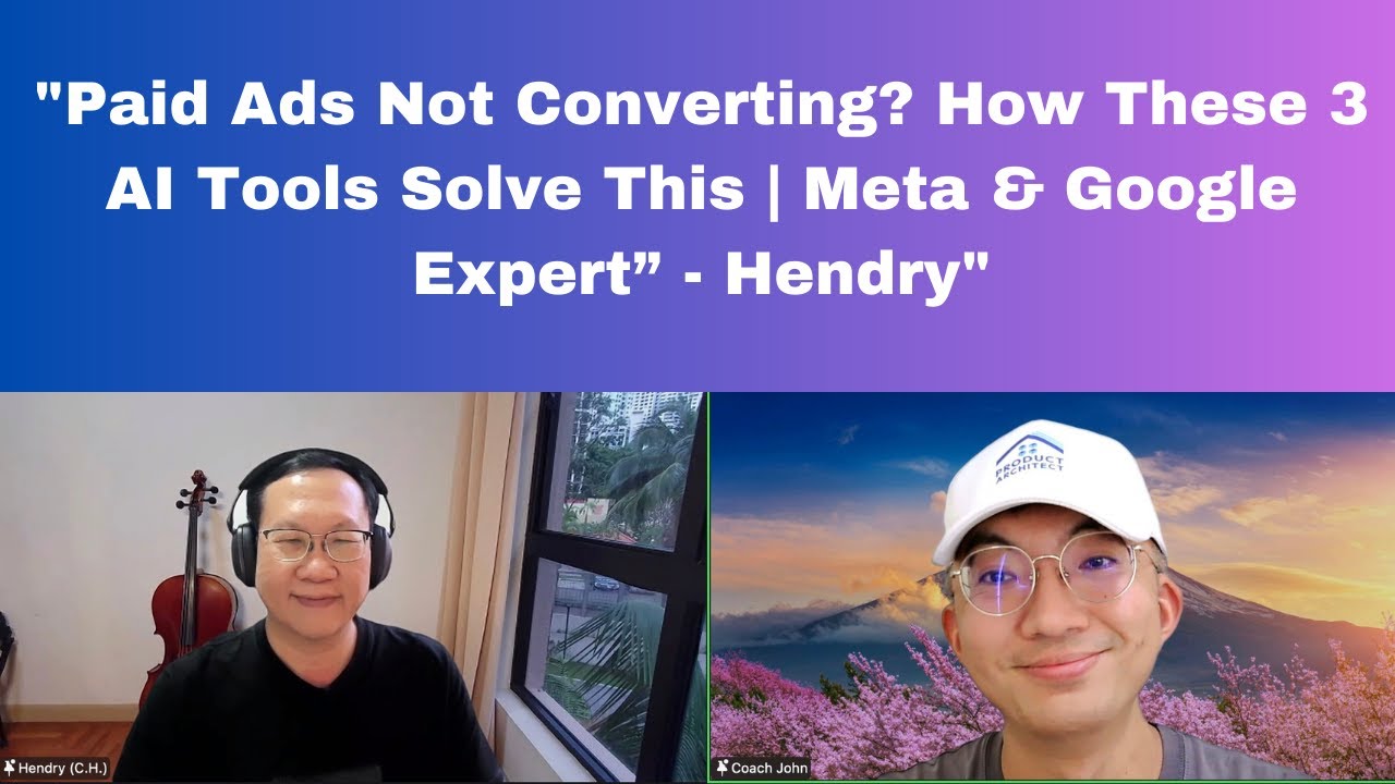Paid Ads Not Converting? How These 3 AI Tools Solve This | Meta & Google Expert with Hendry