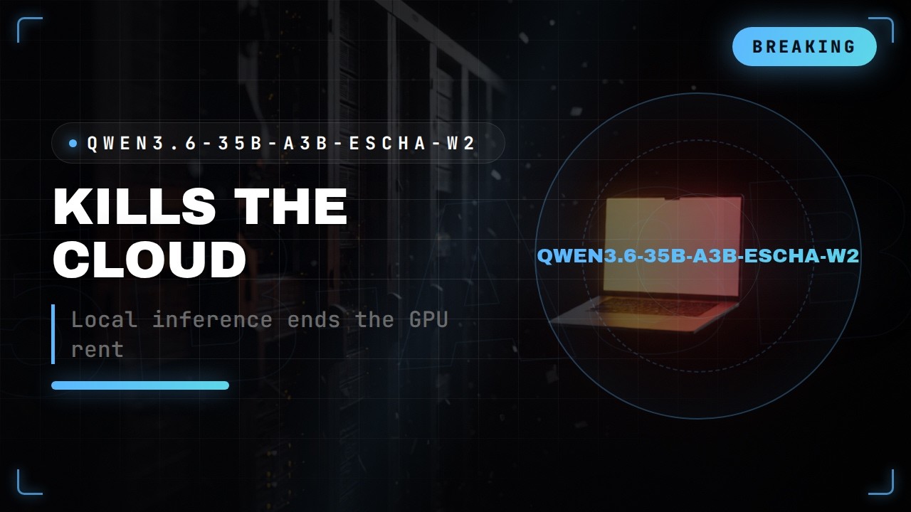 Qwen3.6-35B-A3B at 2-Bit Weights: 12.3 GB on a Laptop