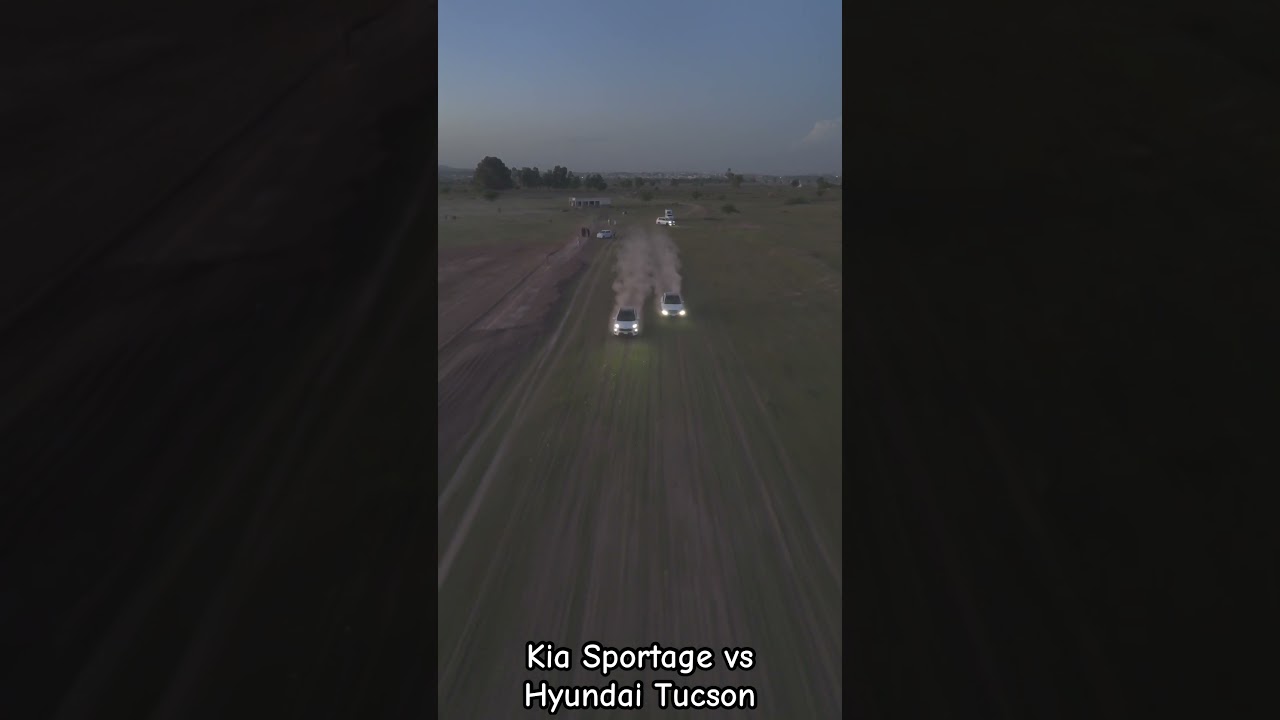 Kia Sportage Vs Hyundai Tucson Drag race off road