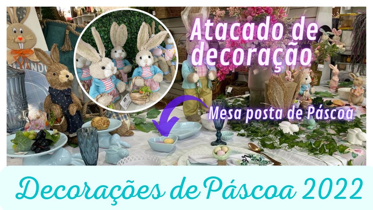 Novidades de páscoa 2022 | Atacado de decoração