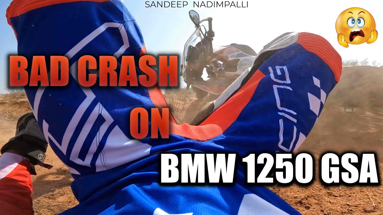 Off Road Crashes On My BMW GS1250 Adventure | Sandeep Nadimpalli | Telugu |