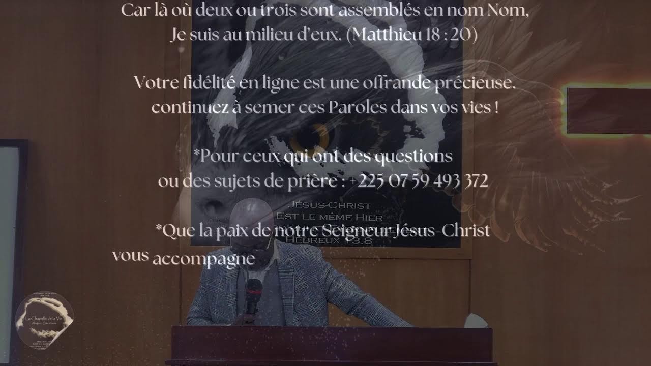 SHALOM AU MILIEU DES DOULEURS |  Pst Paterne FEA