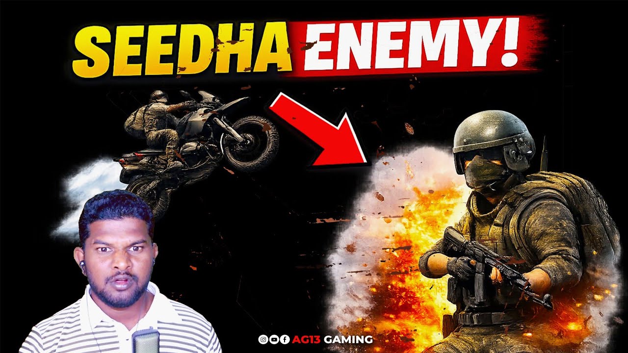 PUBG PC me Bike Udai… Seedha Enemy ke Pairon Me Land 🤯😂