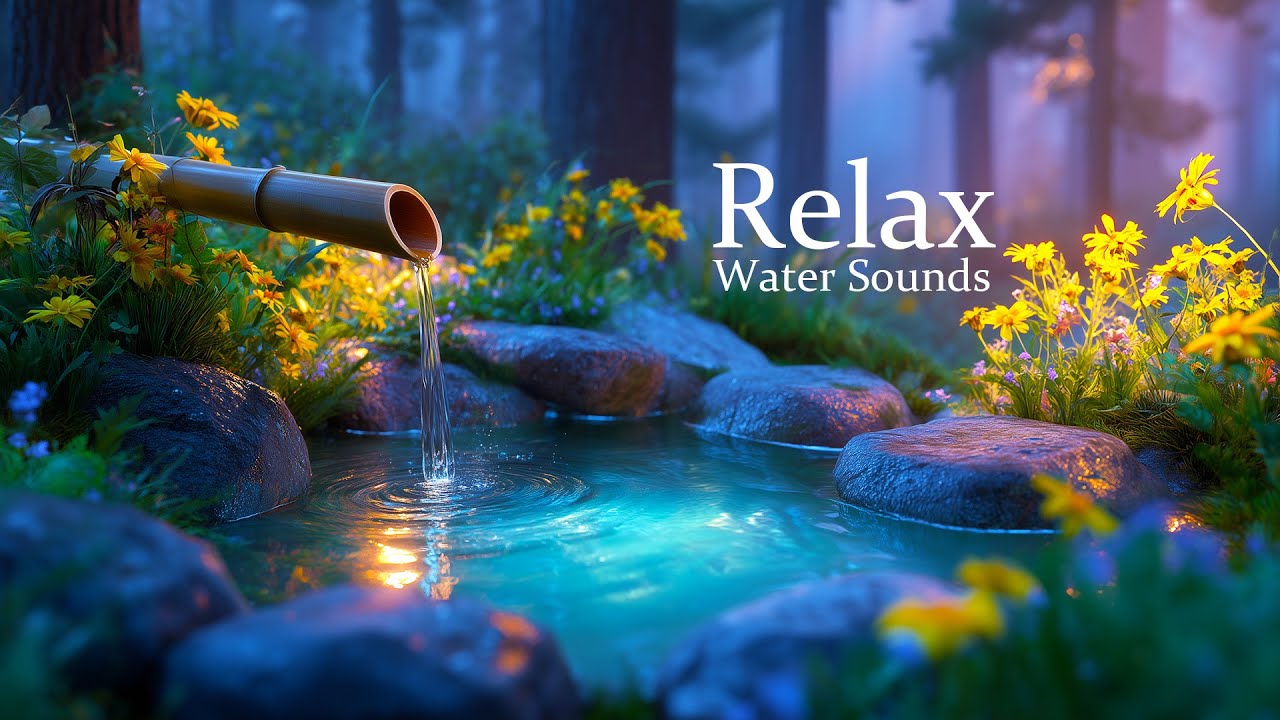 Peaceful Water Sounds Sleep Music 💧 Achieve Restful & Profound Sleep
