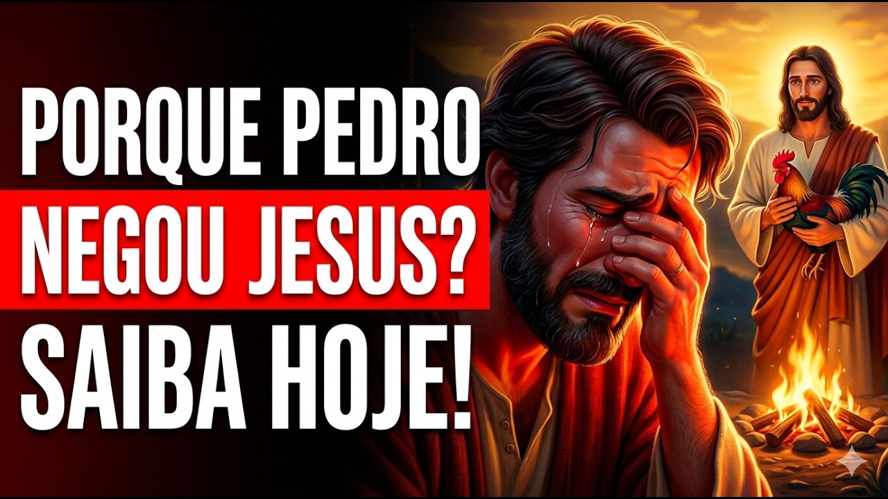 PORQUE PEDRO NEGOU JESUS 3 VEZES? A HISTÓRIA COMPLETA!