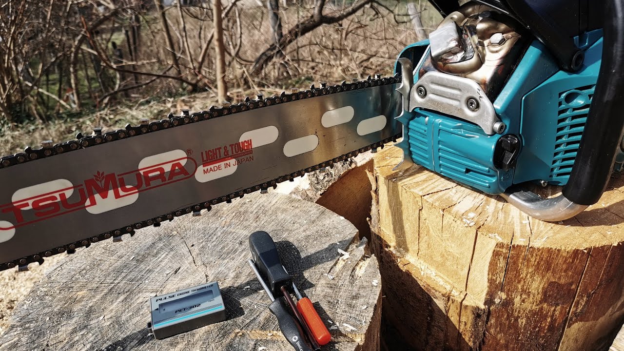 Makita EA5000p - unleashing the 50cc monster/with muffler mod will handle 80cm bar and .375 chain