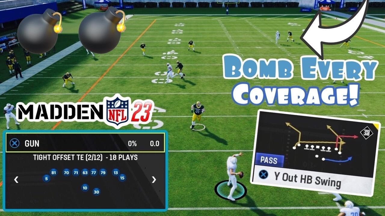 This Tight Offset TE Bomb Is Glitchy In Madden 23!