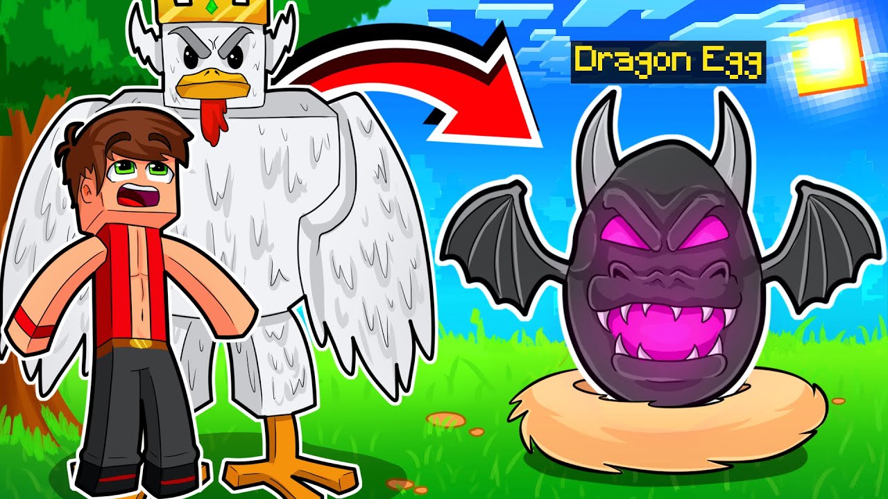 ماين كرافت الدجاج يعطي بيض خارق!🔥 (ايقاف الزمن!)⏰ - Custom Eggs