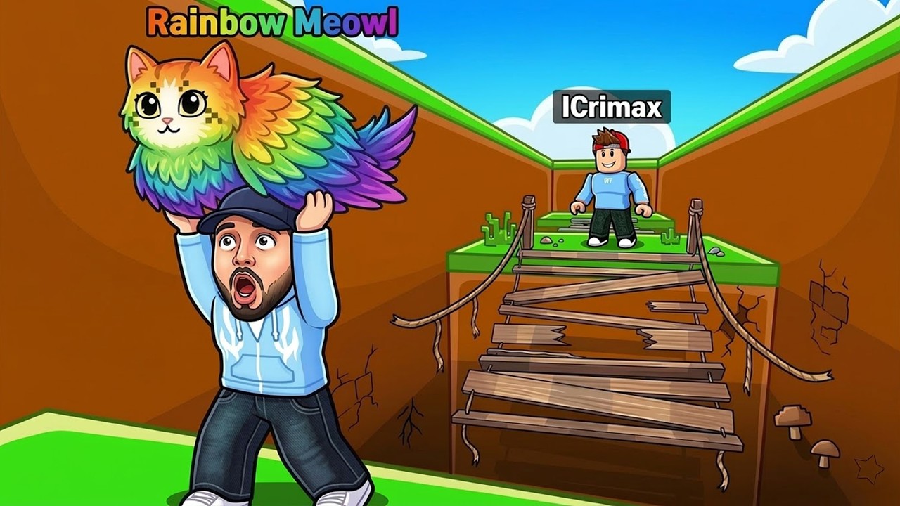 ICRIMAX MITARBEITER KLAUT MIR MEIN 5000€ BRAINROT in SEILBRÜCKE für BRAINROT!
