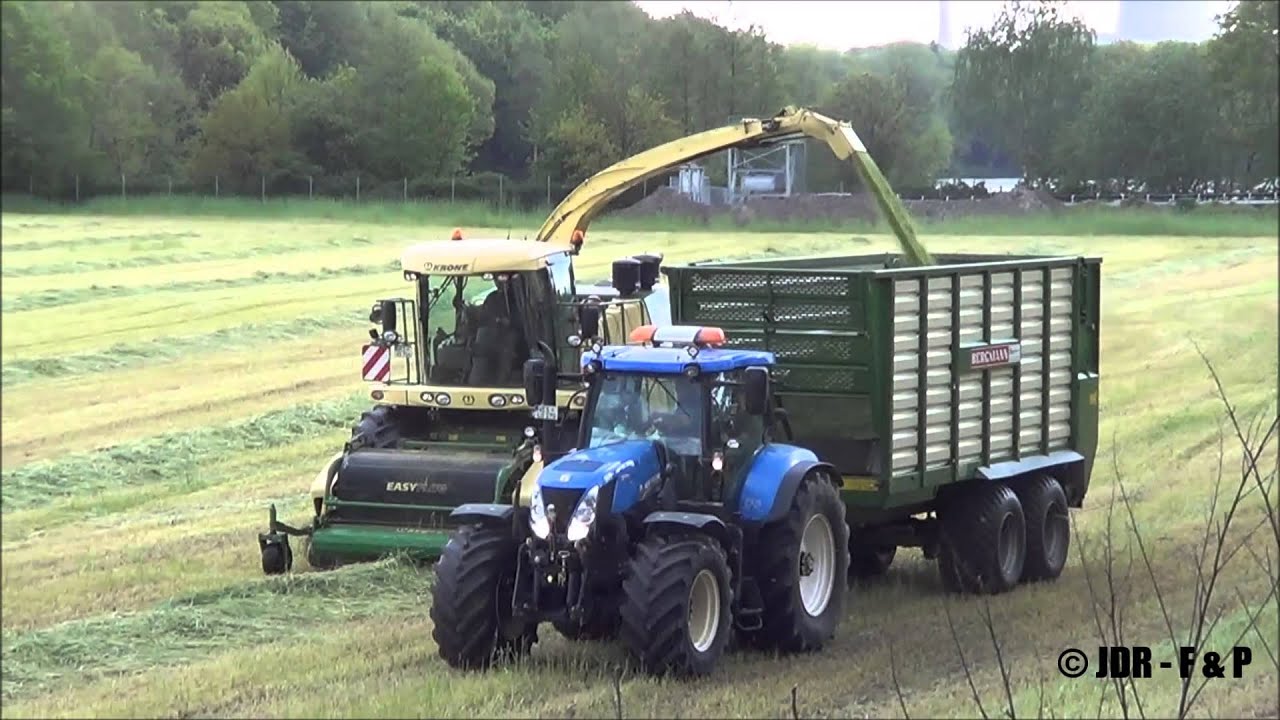 Grünroggenhäckseln 2015 mit Lohnunternehmen Schweckhorst